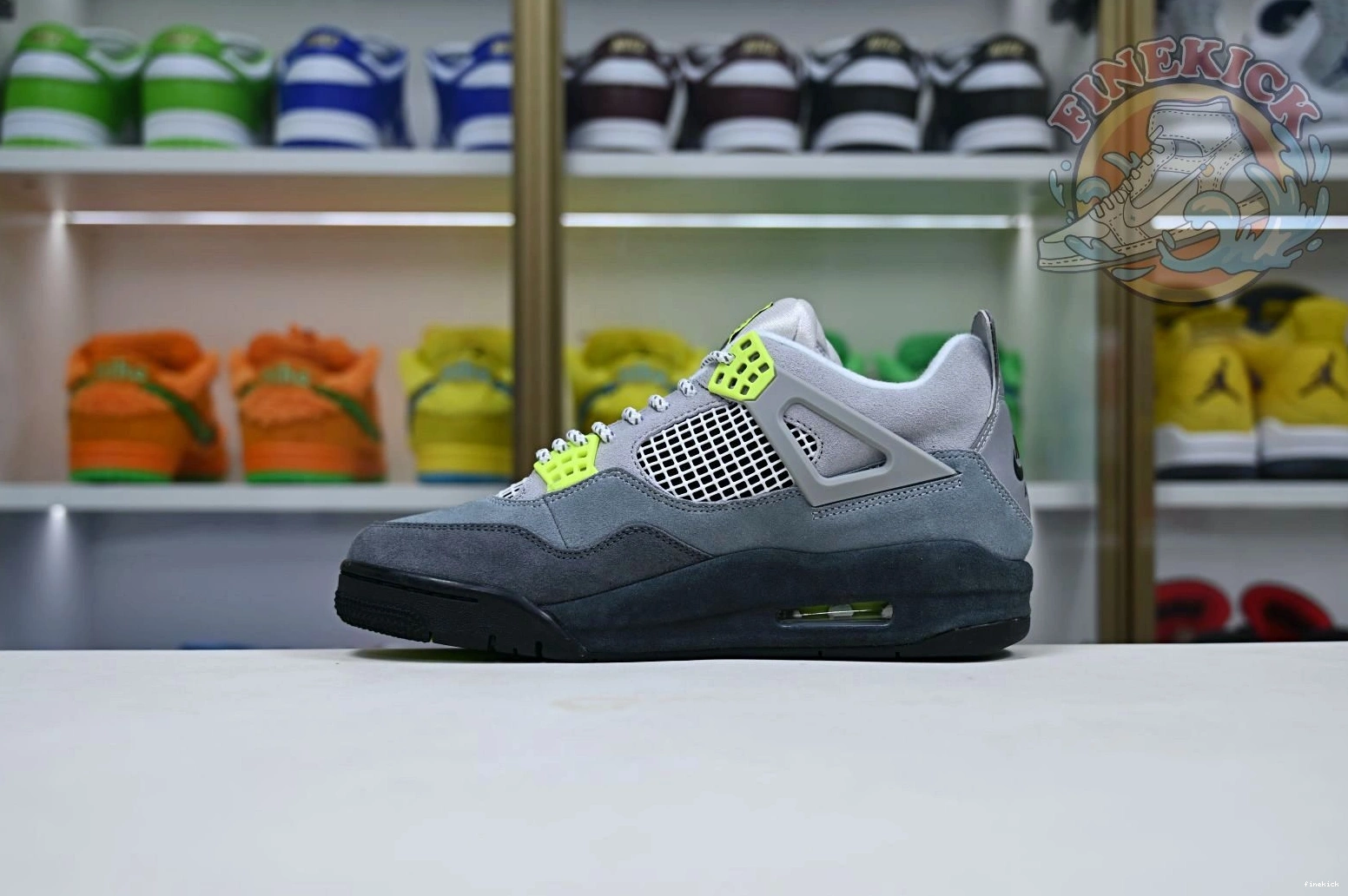 retro Jordan Jordan 4 Air se'95neon 0124